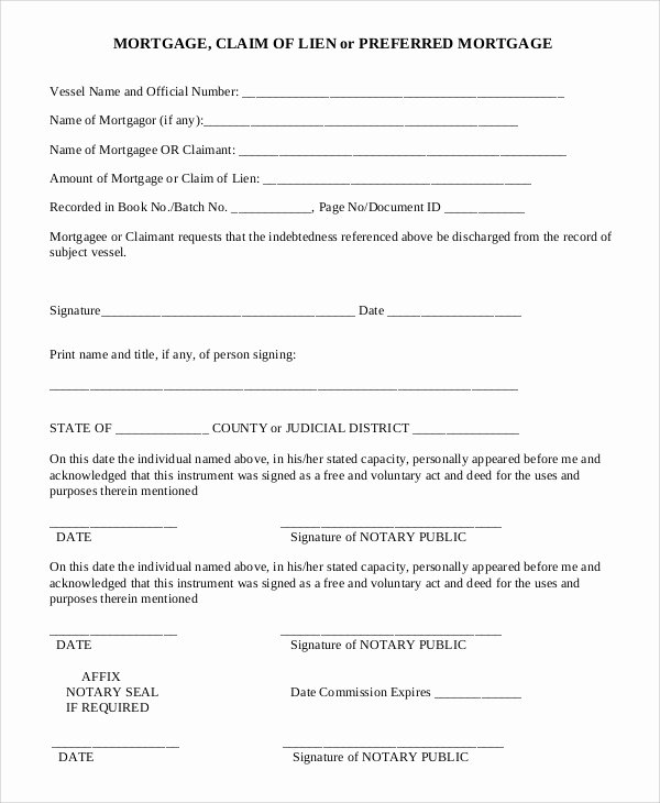 Personal Property Release form Template Best Of Sample Medical Lien