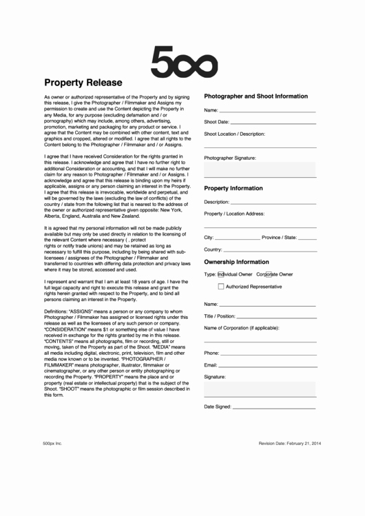 Personal Property Release form Template Lovely Fillable Property Release form Printable Pdf