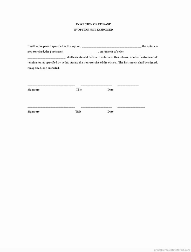 Personal Property Release form Template New 713 Best Images About Sample Real Estate forms for Free On