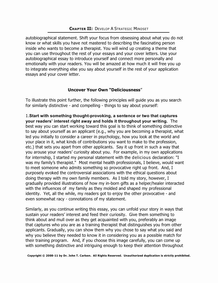 Personal Statement About Yourself Example Unique Describe Yourself Personally Mba Essay Nyu Stern Mba