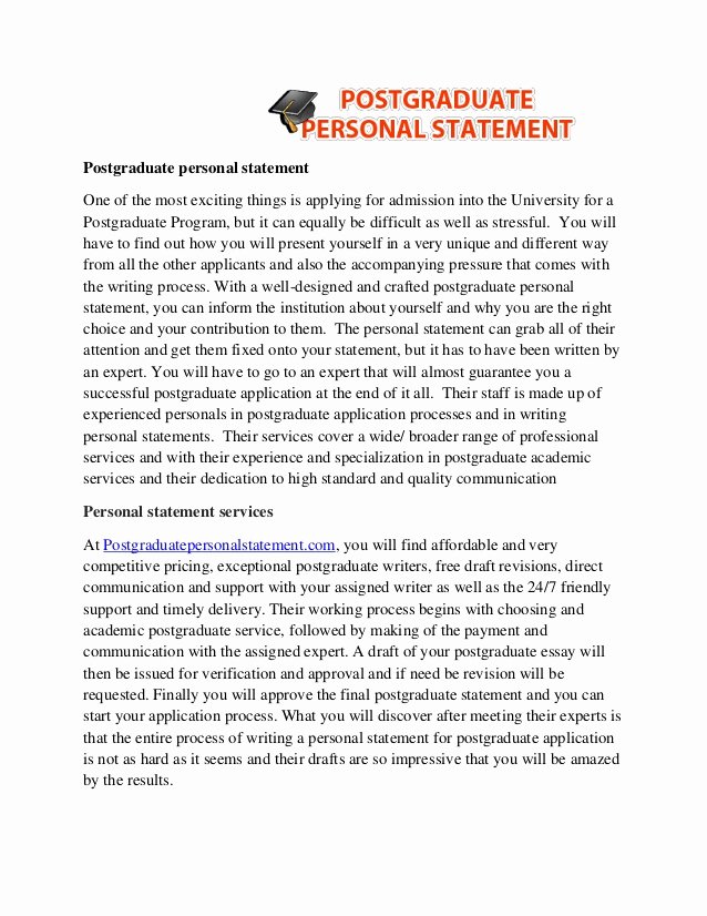 Personal Statement for Masters Degree Awesome Masters Degree Personal Statement Examples – Printable