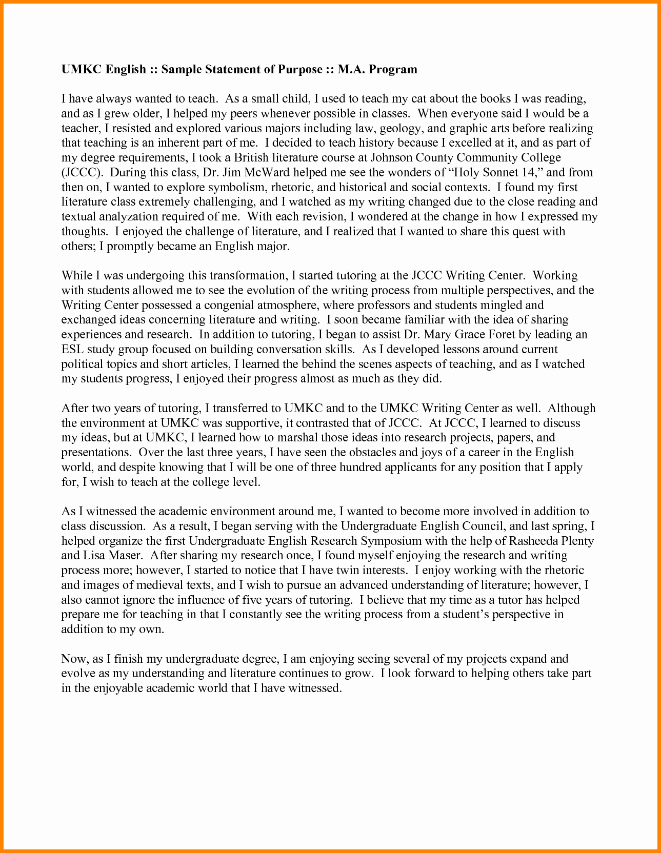 Personal Statement Of Intent Lovely Personal Statement Versus Letter Of Intent