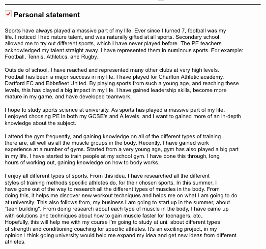 Personal Statement Template for College Awesome Leigh Post 16 Progression &amp; Ucas Resources September 2013