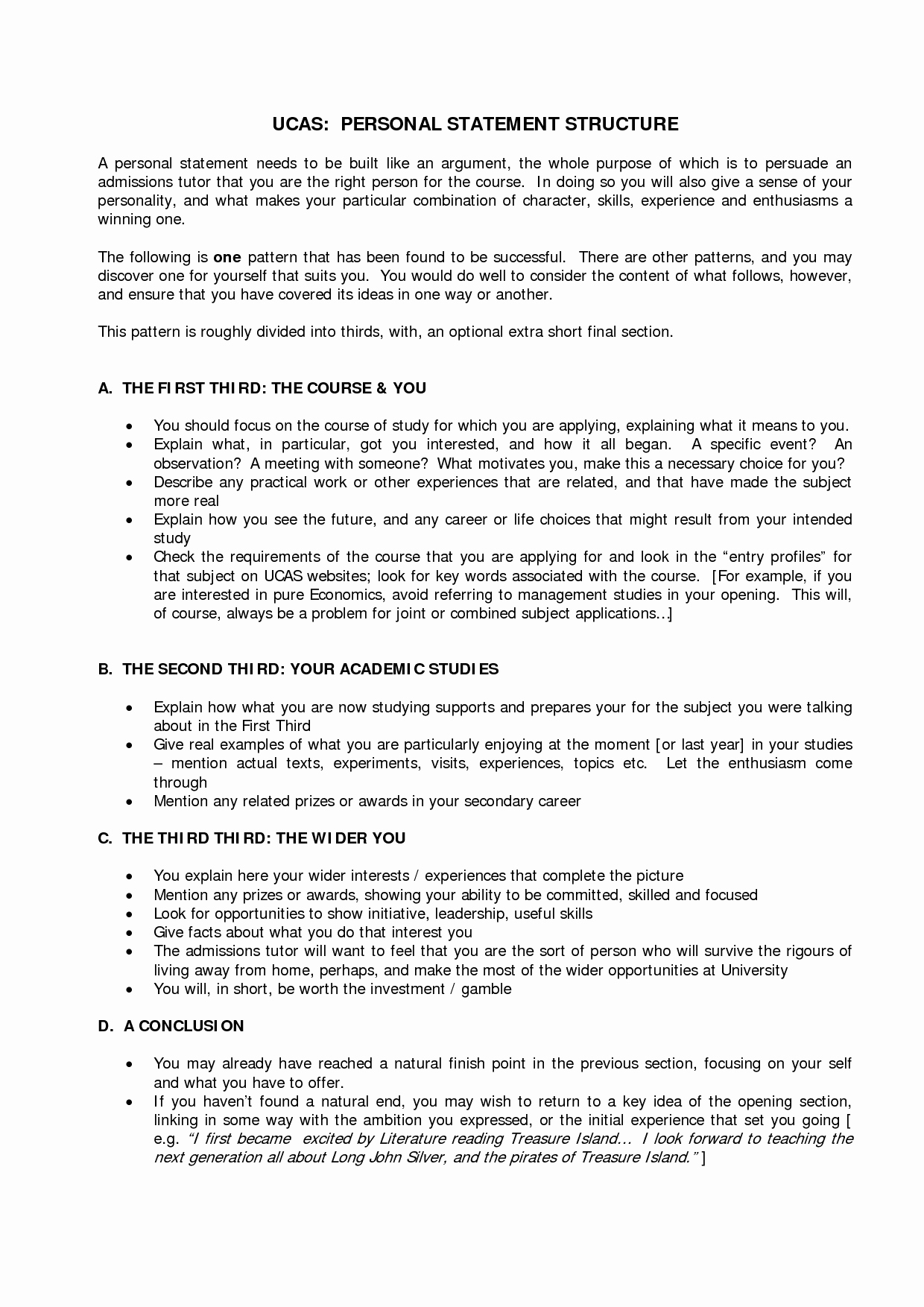 Personal Statement Template for College New Personal Statement Template Ucas Google Search