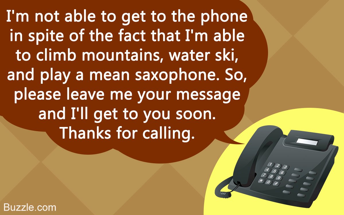 Personal Voicemail Messages Examples New Interesting Voicemail Greeting Examples to Cheer Up Your