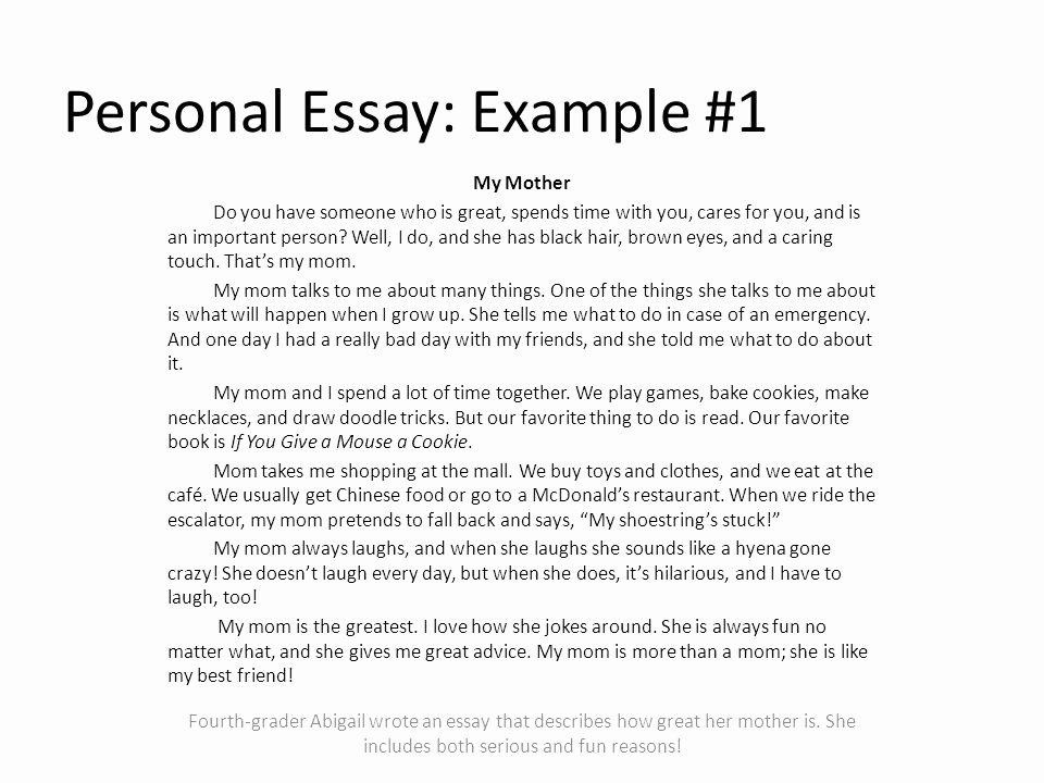 Personality Profile Essay Examples Inspirational Personal Essay Definition Ppt Video Online