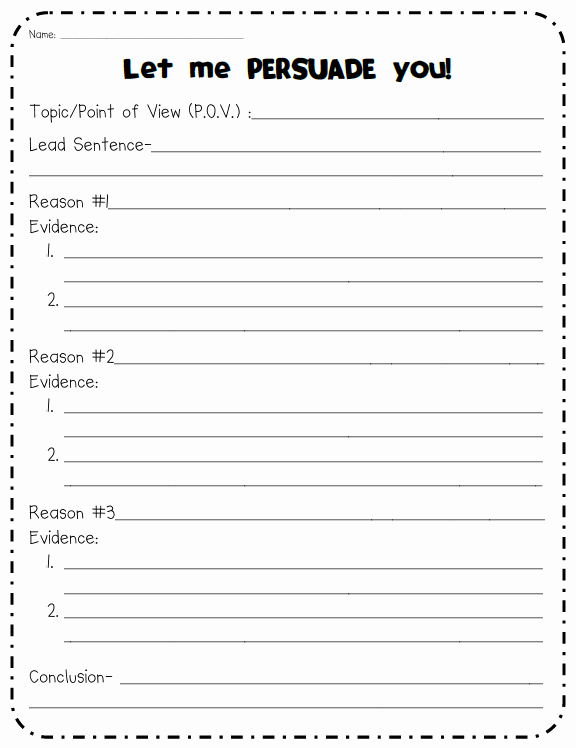 Persuasive Essay Outline High School Lovely Graphic organiser Students &quot;prove Defend&quot; What they Have