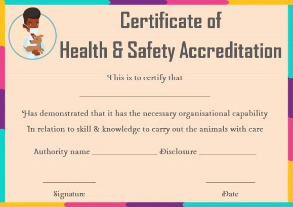 Pet Health Certificate Template Elegant Pet Health Certificate Template 9 Word Templates to