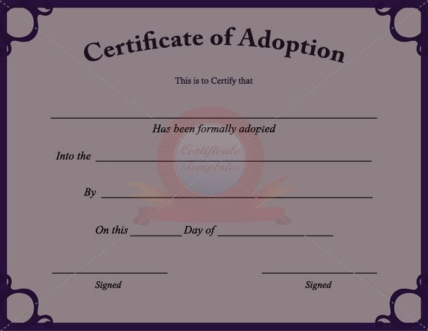 Pet Health Certificate Template Fresh Fake Adoption Certificate Fake Certificate