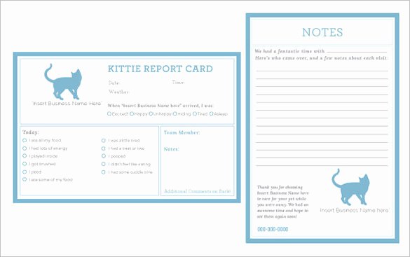 Pet Report Card Template Luxury 20 Report Card Templates Doc Pdf Psd