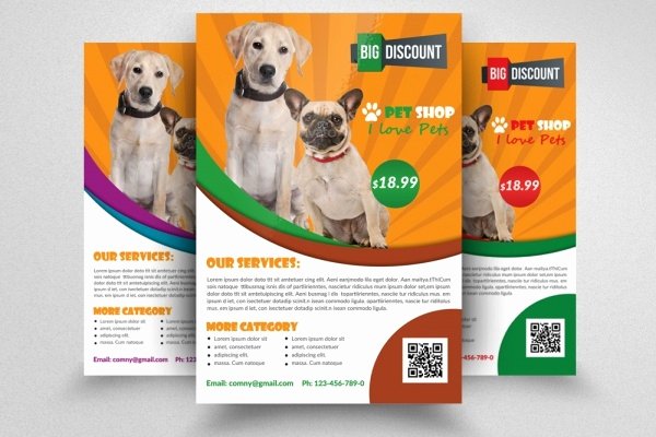 Pet Sitting Flyer Template Awesome 21 Pet Brochure Templates Psd Vector Eps Jpg Download