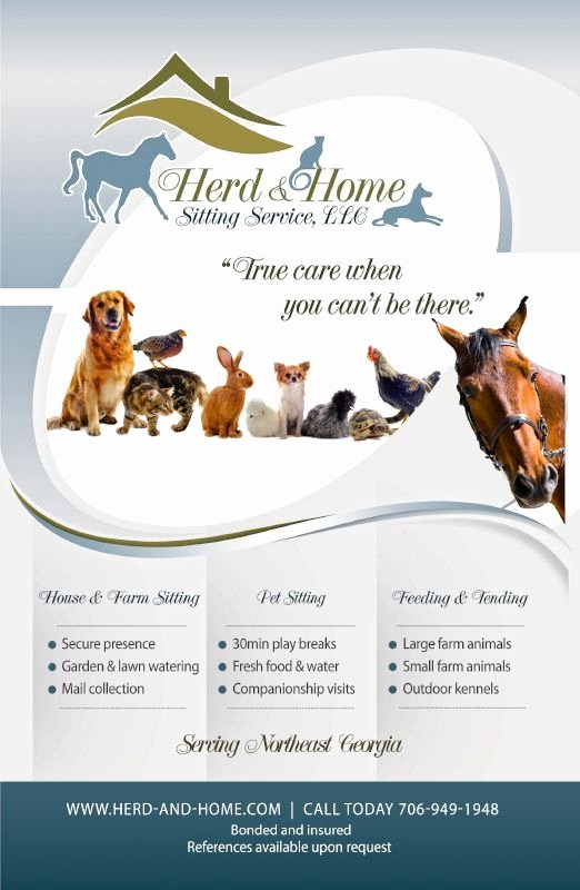 Pet Sitting Flyer Template Best Of Flyer Design for Local Pet Sitting Pany Pet Services