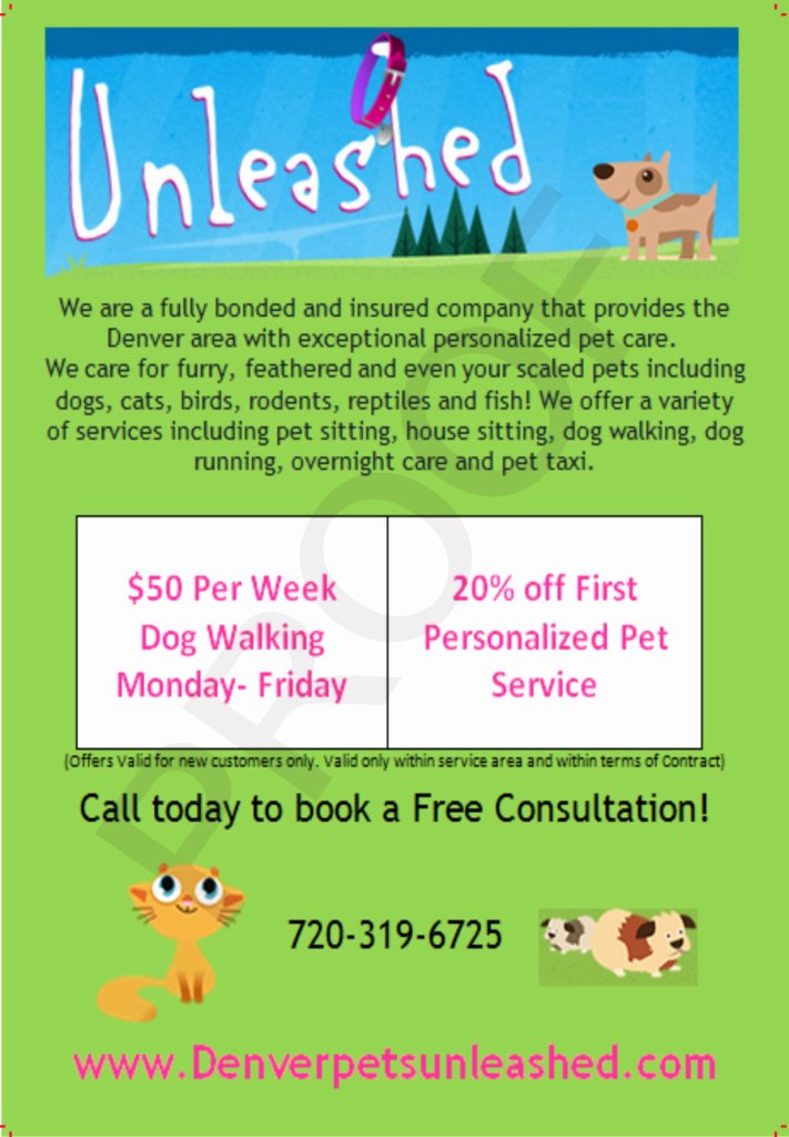 Pet Sitting Flyer Template Free Fresh Post It Note Printing Sticky Flyer Advertising