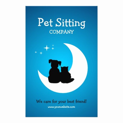Pet Sitting Flyer Template New Pet Care Pet Sitting Business Flyer