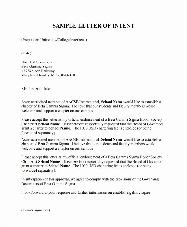 Phd Letter Of Intent Sample Inspirational 10 Sample Letter Of Intent for University Pdf Doc