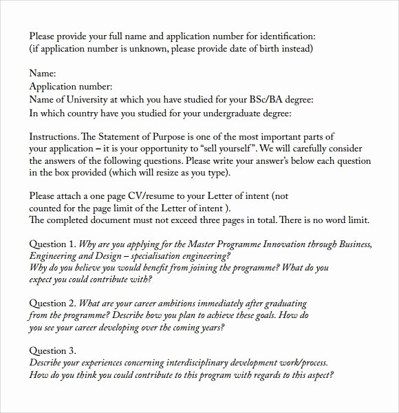 Phd Letter Of Intent Sample Unique Letter Of Interest Phd