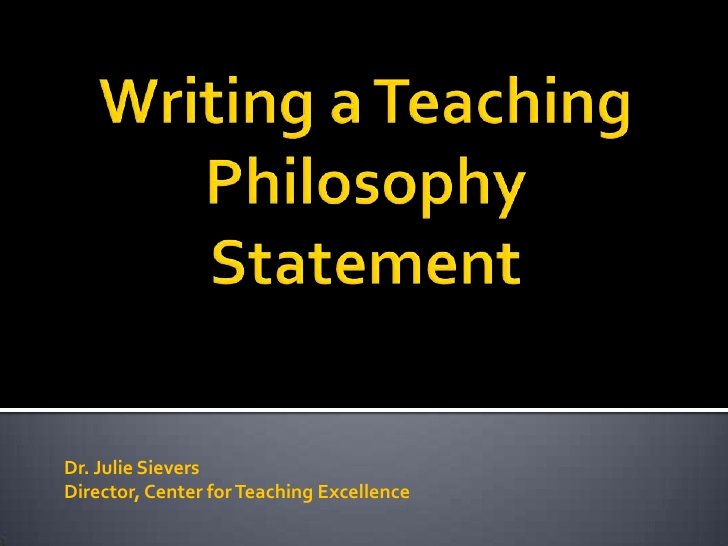 Philosophy Of Success Essay Fresh Writing A Teaching Philosophy Statement