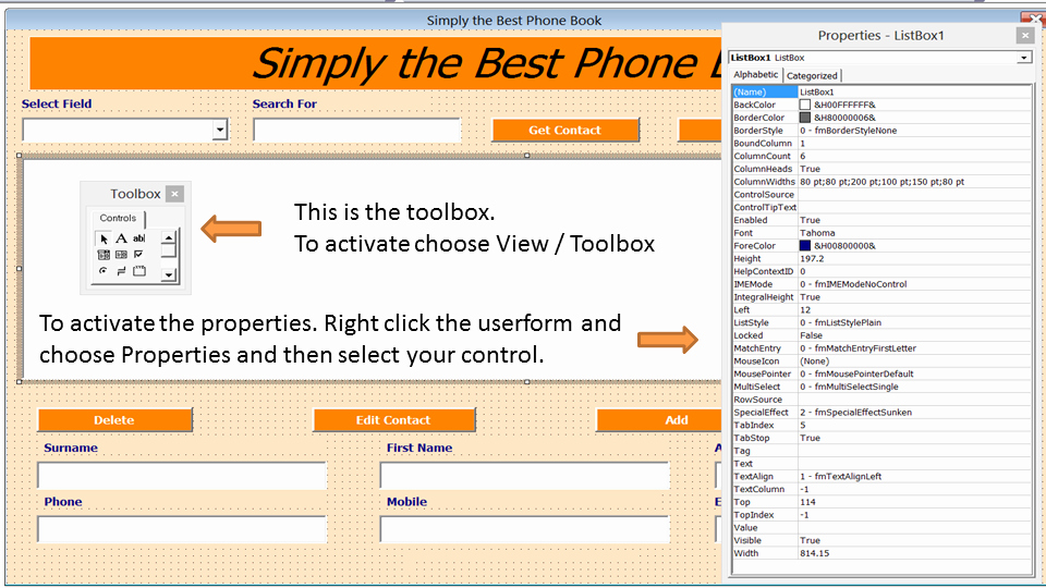 Phone Book Template Excel Best Of Excel Phone Book Contact Manager Excel 2010 Line