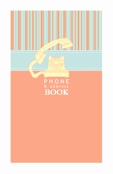 Phone Book Template Excel Lovely Address and Phone Book