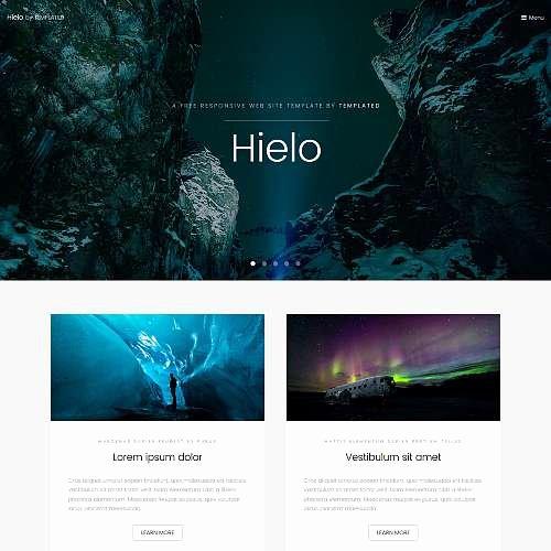 Photo Gallery Template HTML5 Awesome Templated Free Css HTML5 and Responsive Site Templates