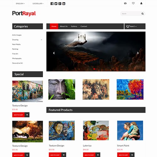 Photo Gallery Template HTML5 Lovely Portrayal – HTML5 Line Art Gallery Website Template