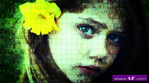 Photo Mosaic after Effects Elegant Videohive Mosaic Reveal Free after
