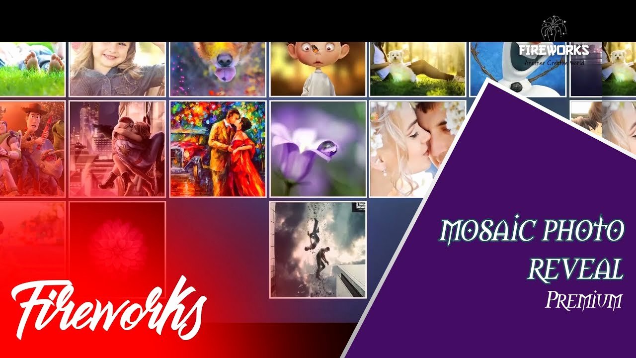 Photo Mosaic after Effects Fresh after Effects Free Template