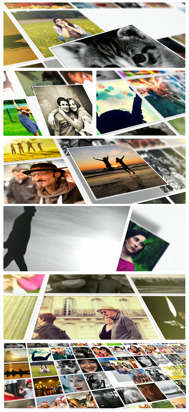 Photo Mosaic after Effects Inspirational Mosaic Photo Reveal after Effects Project Videohive