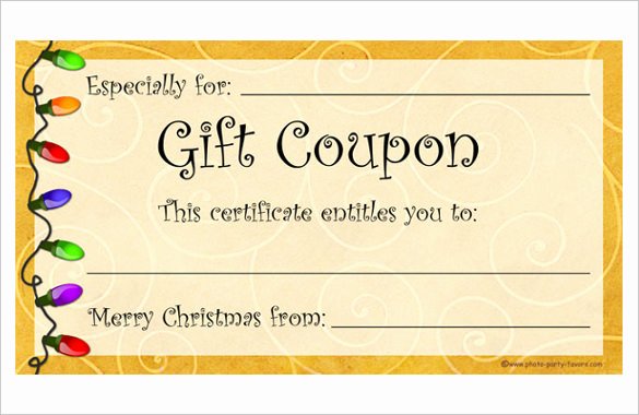 Photography Coupon Template Lovely 28 Homemade Coupon Templates – Free Sample Example