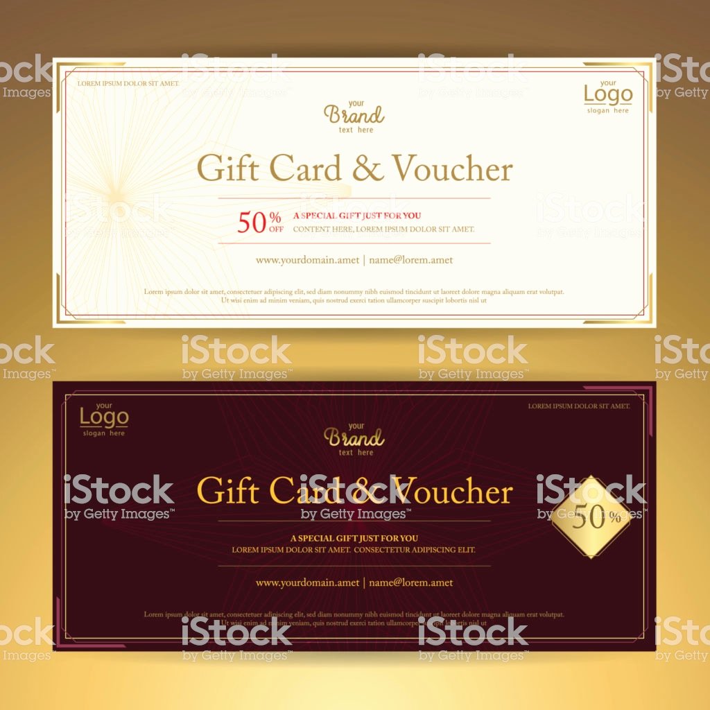 Photography Coupon Template Lovely Elegant Gift Voucher Gift Card Coupon Template Stock