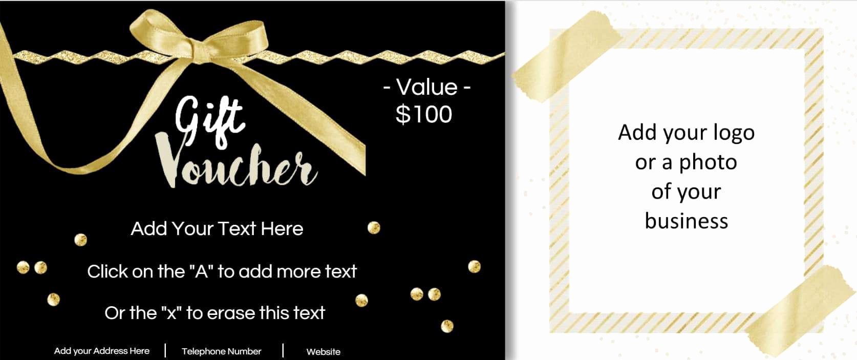 Photography Coupon Template Unique Gift Vouchers