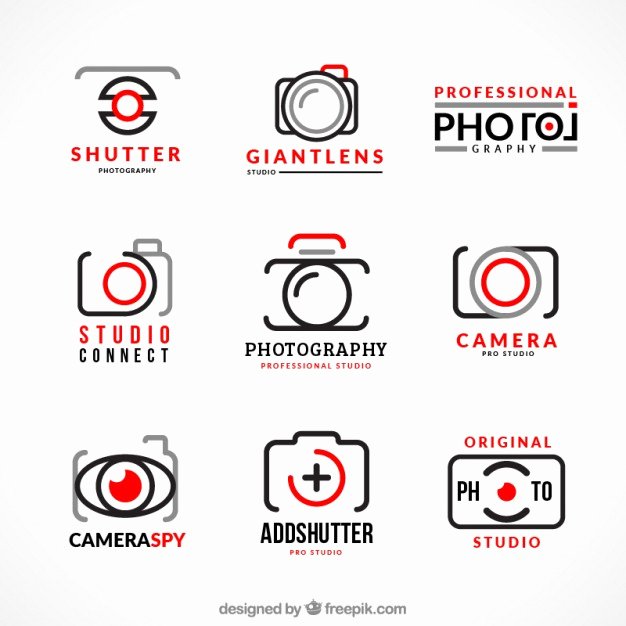 Photography Logo Design Templates Elegant Collection Of Photography Logos Vector