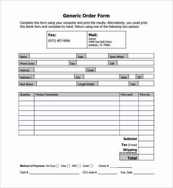 Photography order form Template Free Luxury 29 order form Templates Pdf Doc Excel