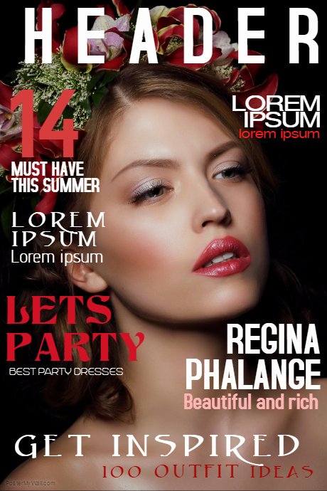 Photoshop Magazine Cover Template Elegant Copy Of Fashion Beauty Magazine Cover Template