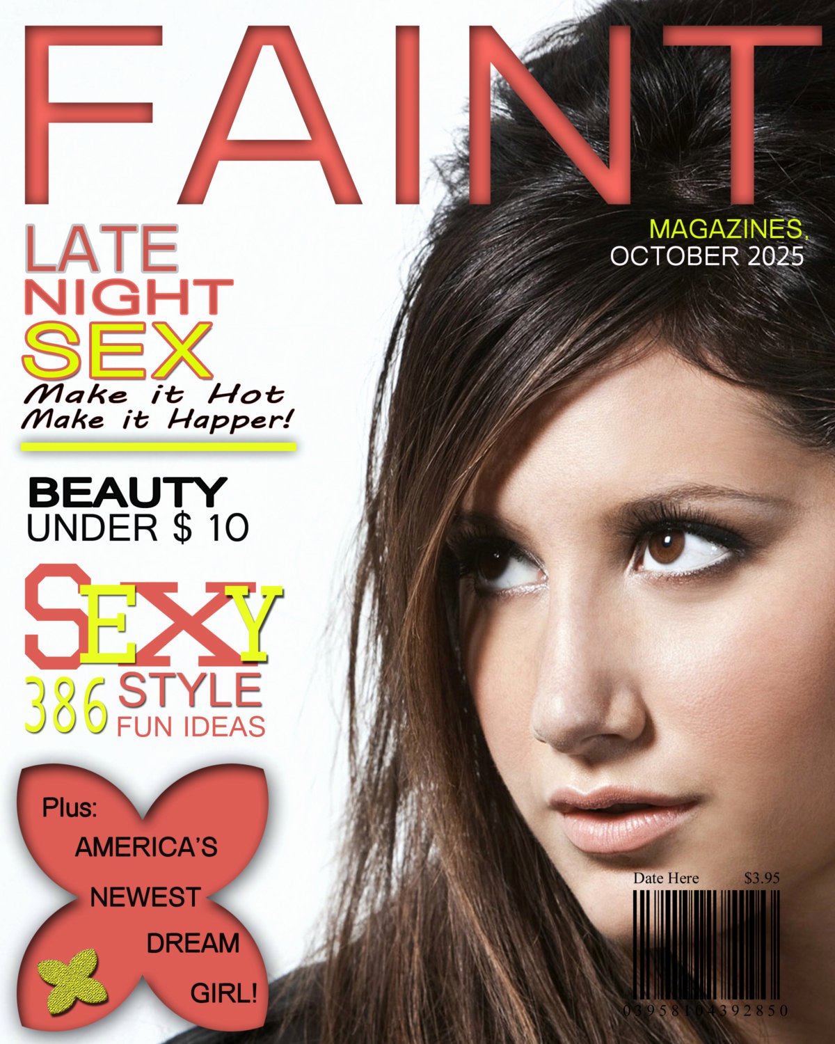 Photoshop Magazine Cover Template Elegant Faint Magazine Cover 1 8x10 Digital Shop Template for