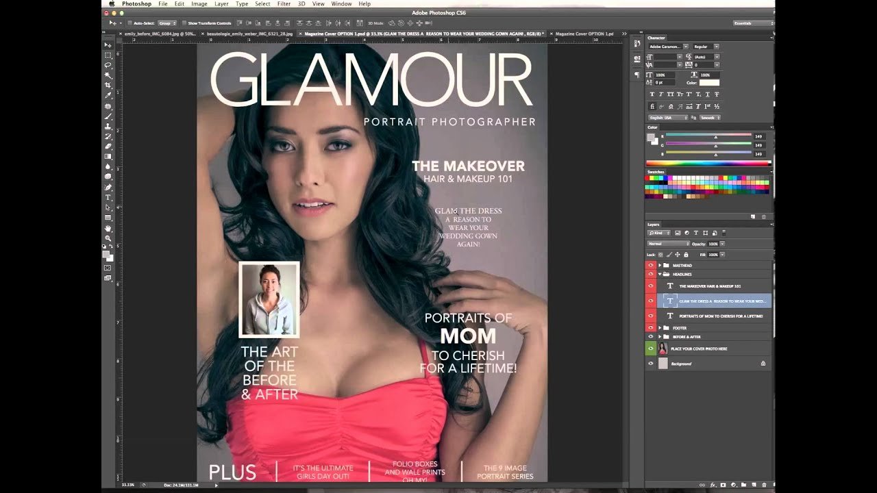 Photoshop Magazine Cover Template Luxury Designing &amp; Editing A Magazine Cover In Shop