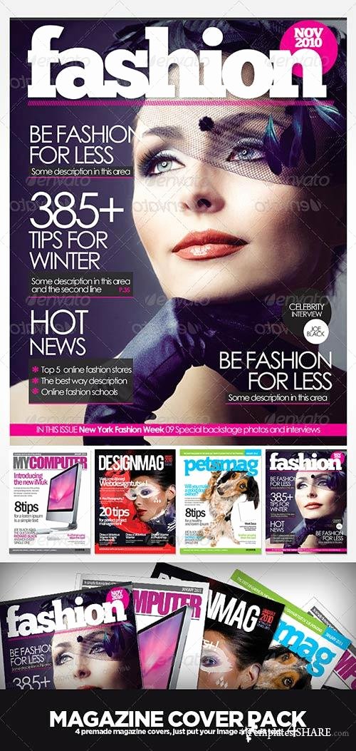 Photoshop Magazine Template Beautiful Graphicriver Magazine Cover Templates Templates4share