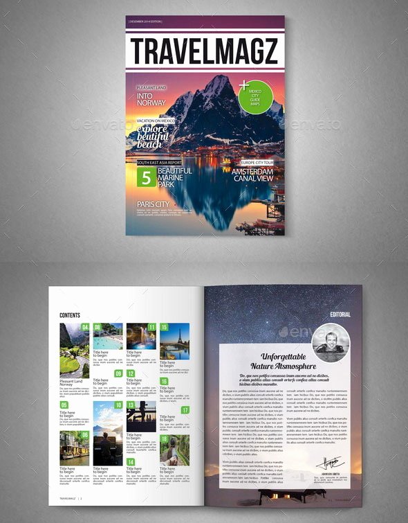 Photoshop Magazine Template Fresh 44 Stunning Magazine Templates for Indesign &amp; Shop