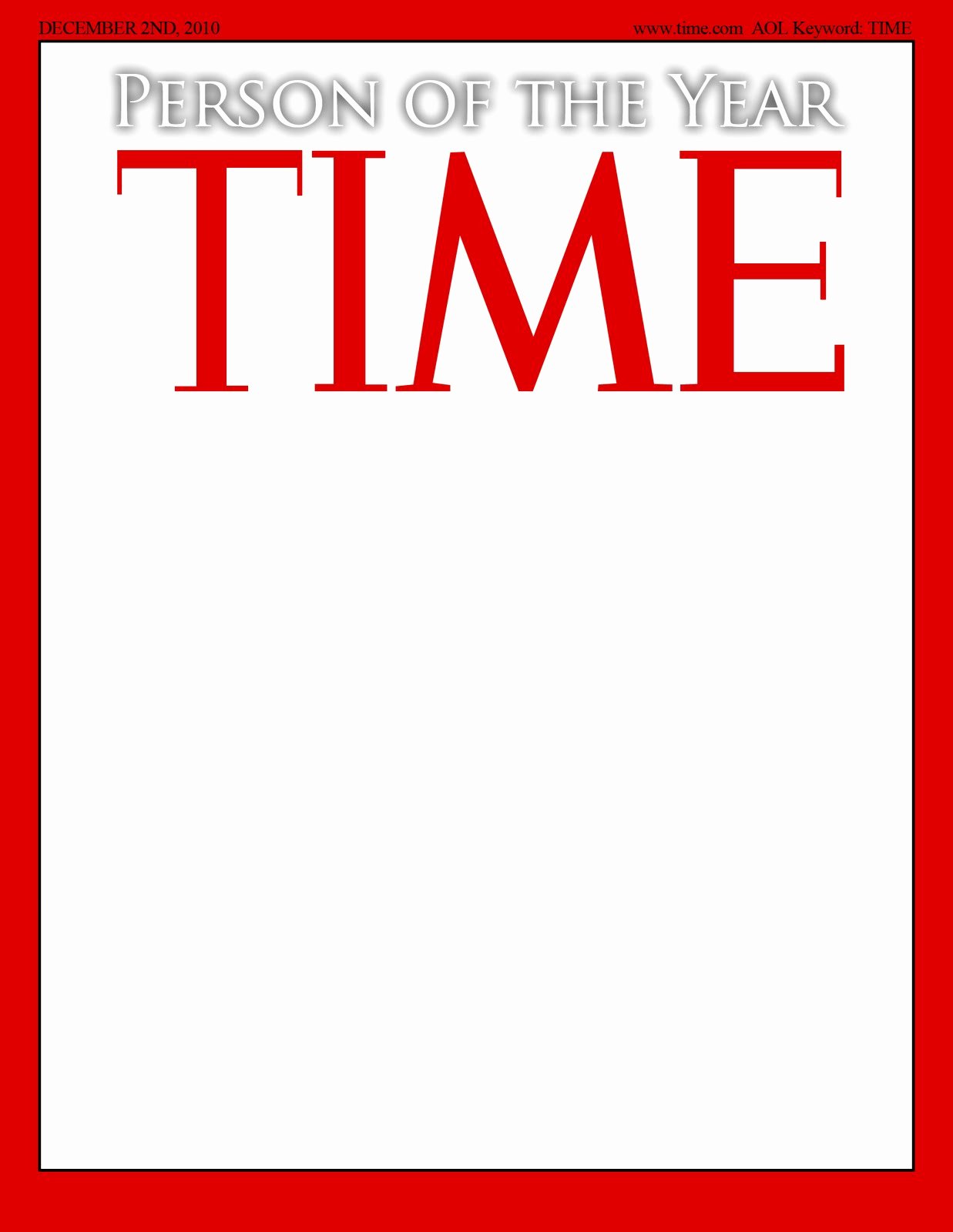 Photoshop Magazine Template Fresh Time Magazine Template