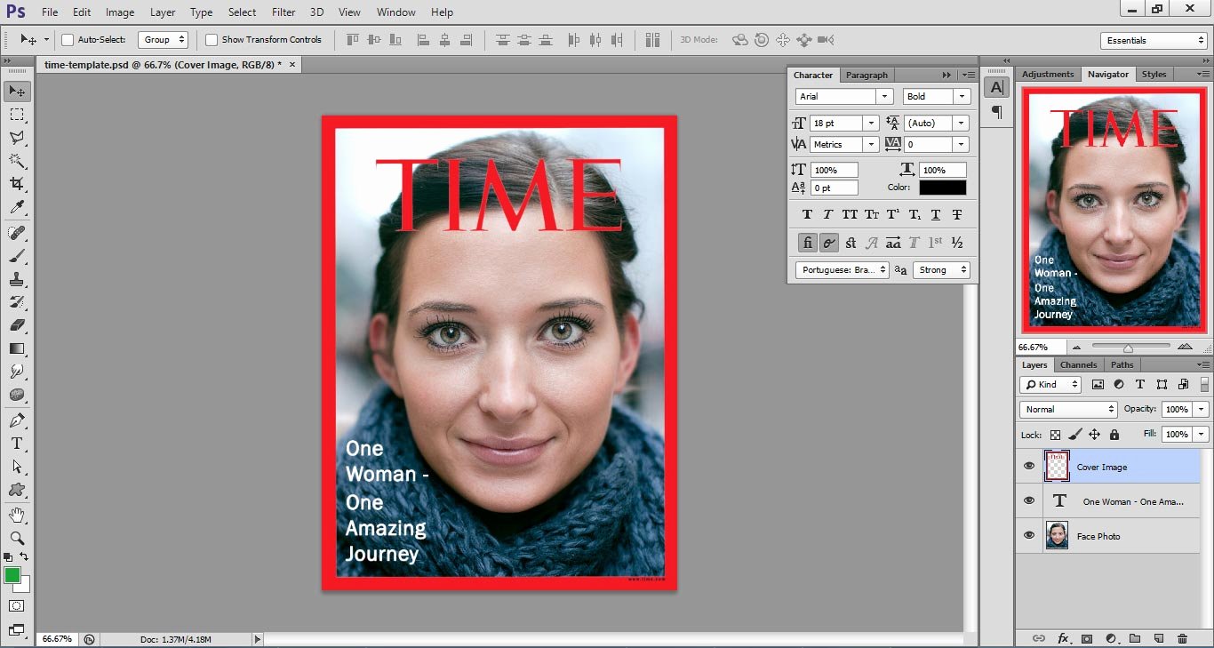 Photoshop Magazine Template New Time Magazine Cover Template D Webdesignlike