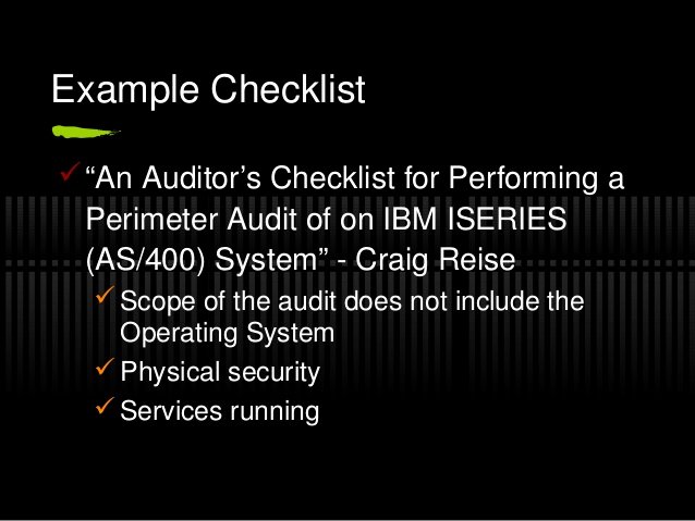 Physical Security Audit Checklist Awesome Security Audit