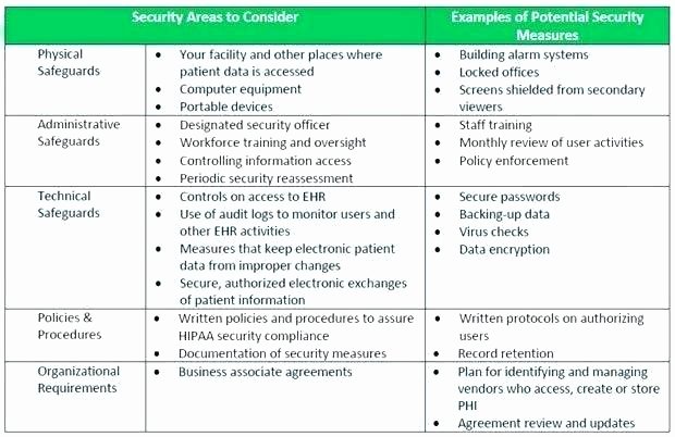 Physical Security Checklist Template Lovely Hospital Security assessment Template