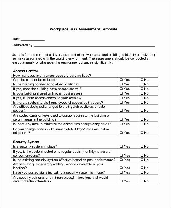 Physical Security Report Template