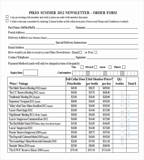 Physician order forms Templates New 21 order form Templates – Free Sample Example format
