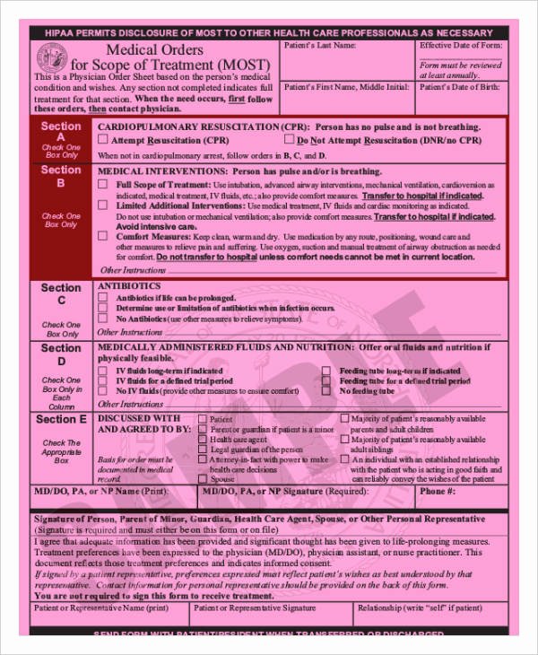 Physician order forms Templates Unique Medical order forms 11 Free Word Pdf format Download