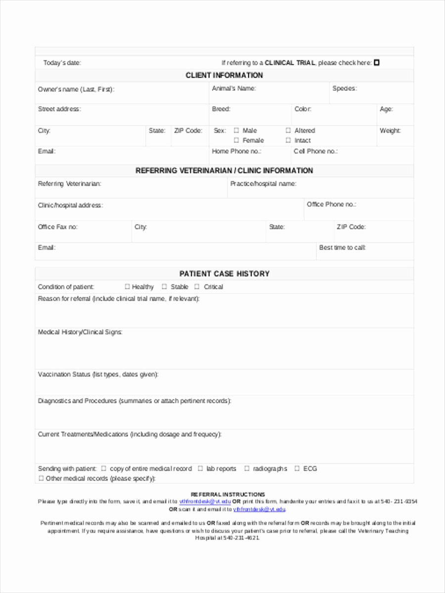 Physician Referral form Template Awesome Referral Template Free Colombristopherbathum