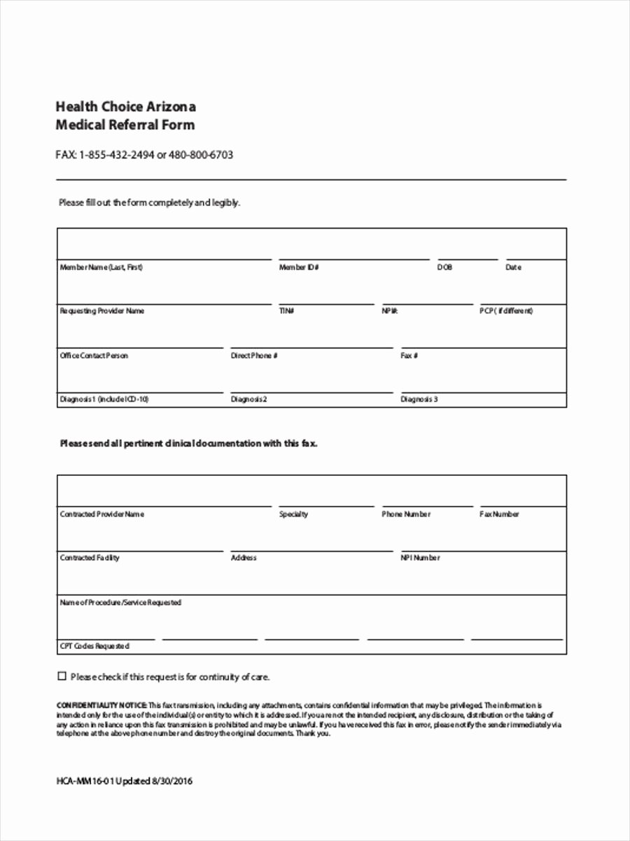 Physician Referral form Template Best Of Medical Referral form 8 Free Documents In Word Pdf