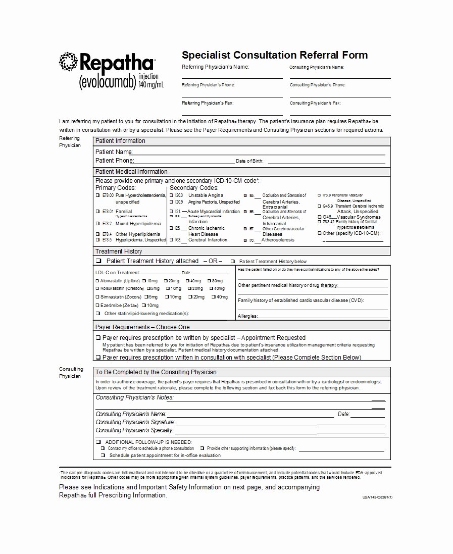 Physician Referral form Template Luxury 50 Referral form Templates [medical &amp; General] Template Lab