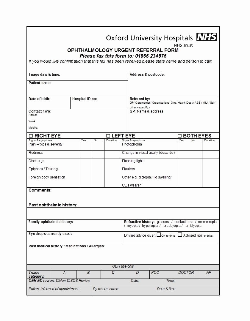 Physician Referral form Template Unique 50 Referral form Templates [medical &amp; General] Template Lab