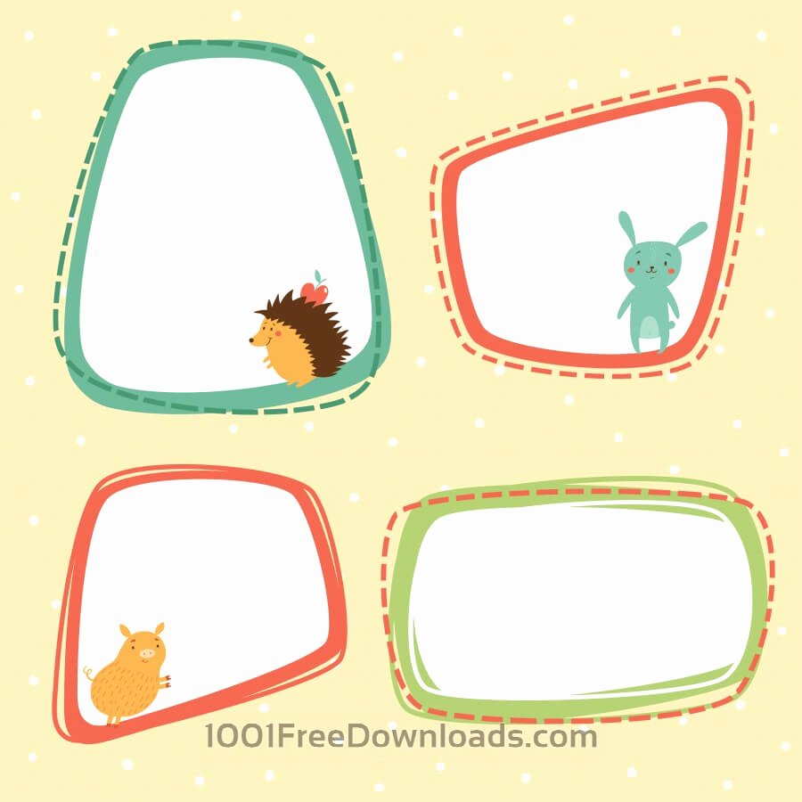 Picture Frame Vector Beautiful Free Vectors Cute Frames Vector Set